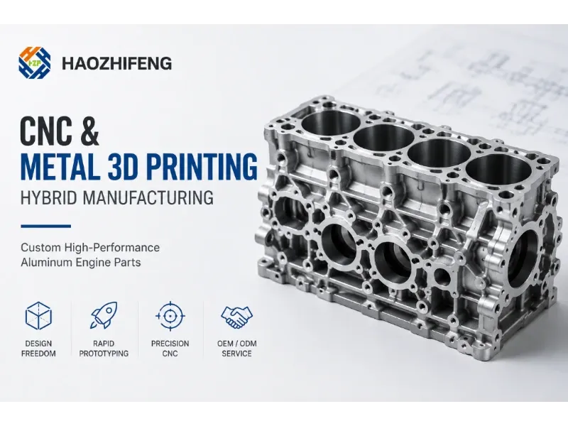 ¿Por qué la combinación de impresión en metal y CNC es popular en la fabricación de motores de aluminio?
