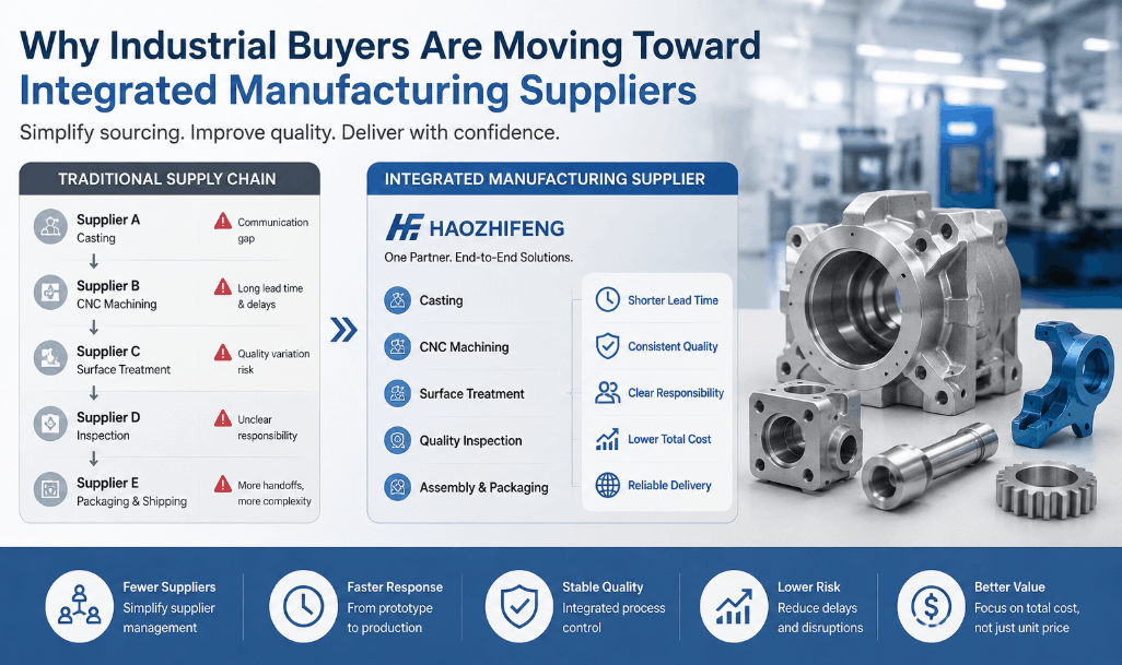 ¿Por qué los compradores industriales se están dirigiendo hacia proveedores de fabricación integrada?